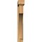 Ekena Millwork Westlake Block Rough Sawn Bracket w/ Offset Brace, Western Red Cedar, 6"W x 34"D x 42"H BKT0604X34X42WTL05RWR - alternate 2